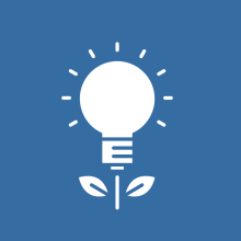 lightbulb plant icon